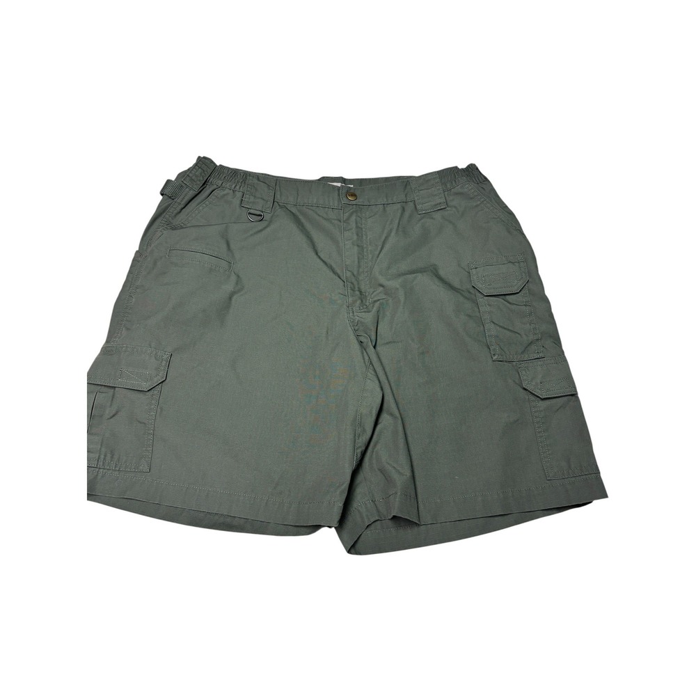 5.11 Taclite Pro Tactical‎ Men's Shorts Green Ripstop Utility W40 L9.5